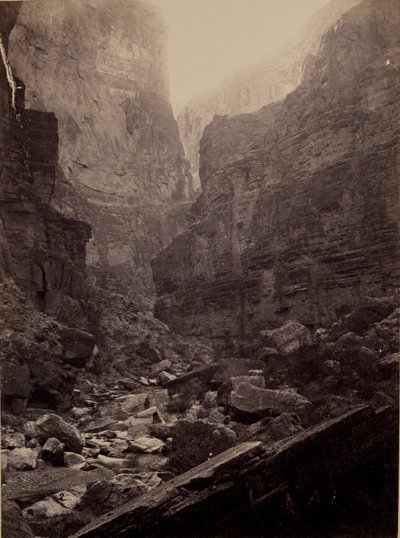 Cañón de Kanab Wash, Río Colorado, mirando al norte de William H. Bell